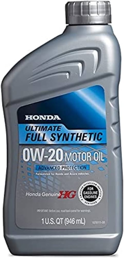 Honda Genuine Ultimate Full Synthetic 0W-20