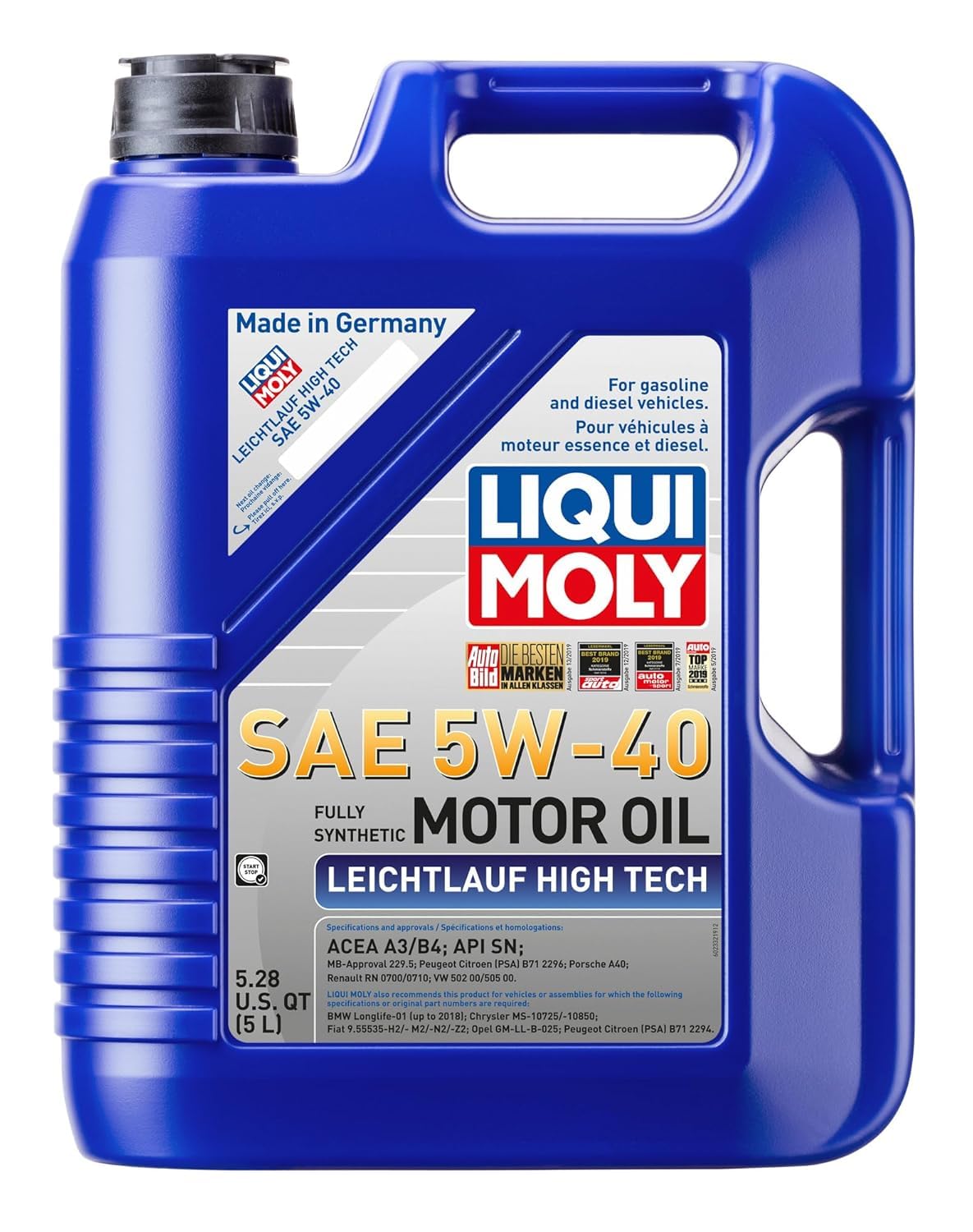 Liqui Moly Leichtlauf High Tech 5W-40 Motor Oil