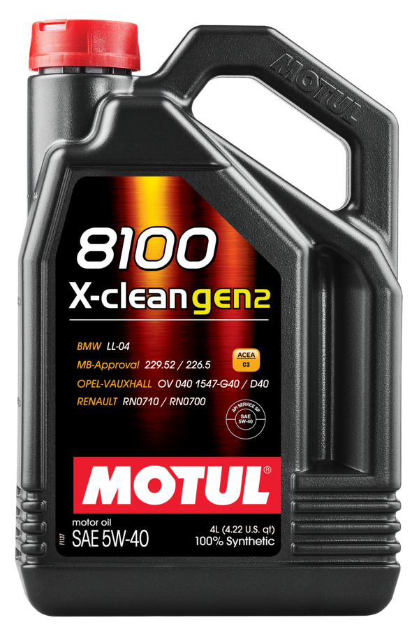 Motul 8100 X-clean Gen2 5W-40