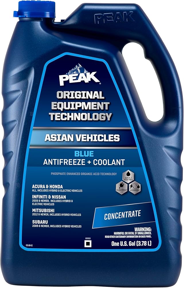 PEAK OET Extended Life Blue 50 50 Prediluted BMW European Coolant
