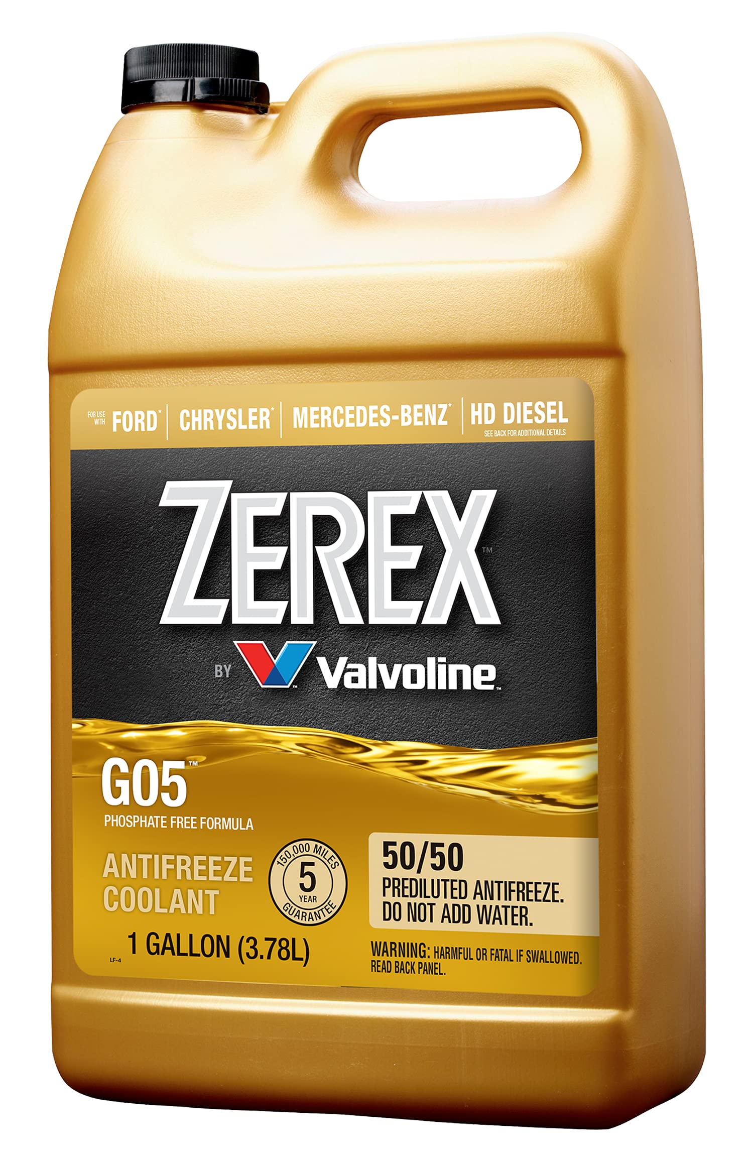 Zerex G05 Phosphate Free 50/50 Ready-to-Use Antifreeze/Coolant