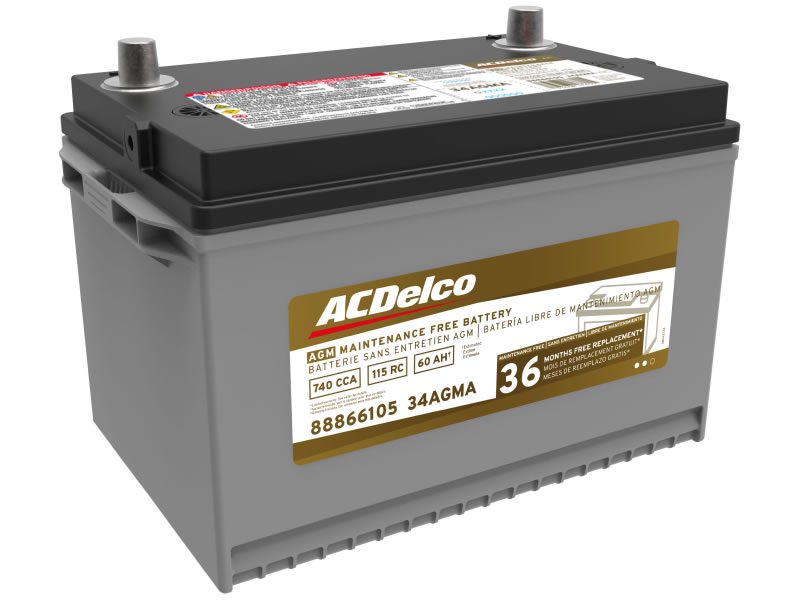ACDelco 34AGM Professional AGM Battery