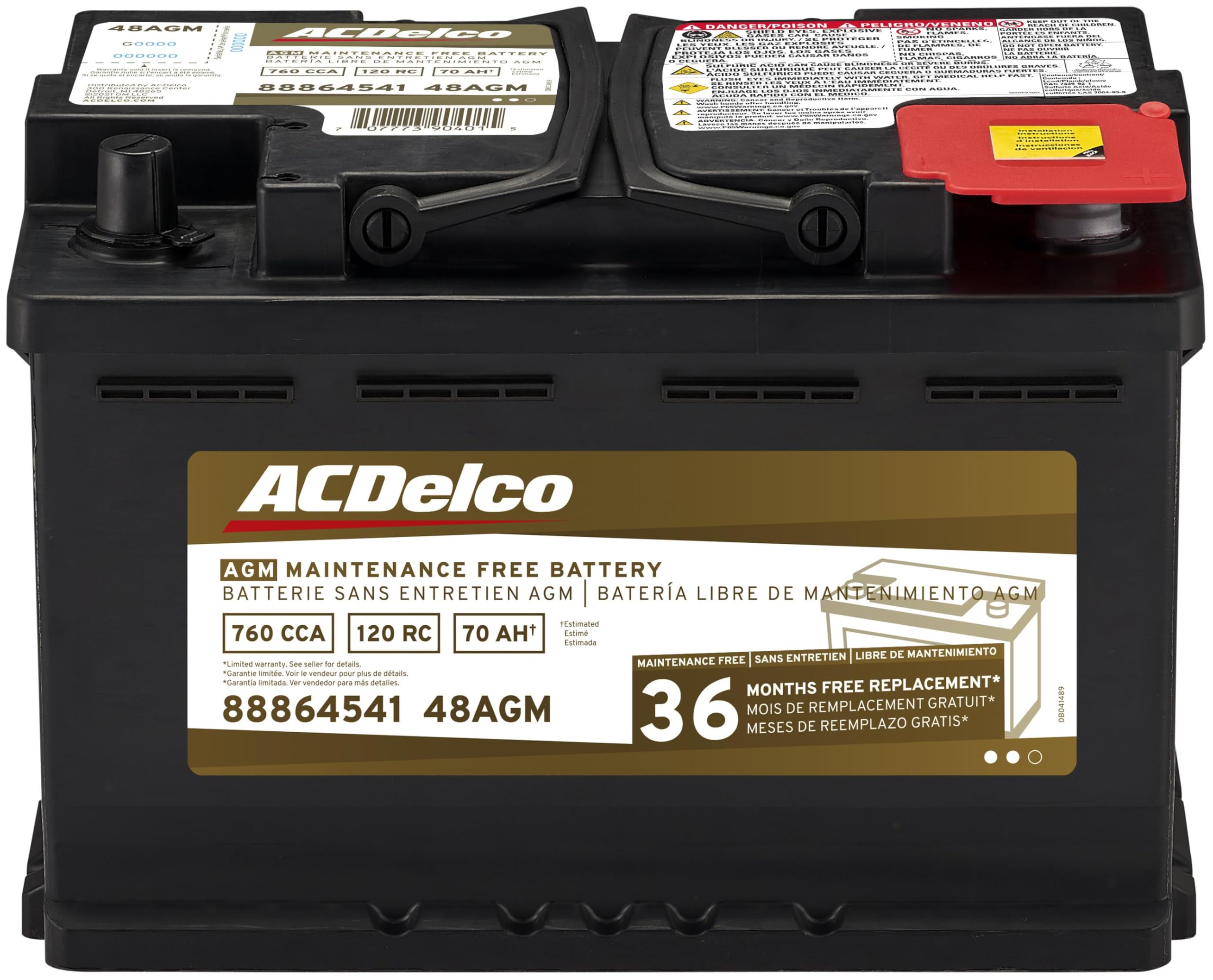 ACDelco Gold 48AGM Battery