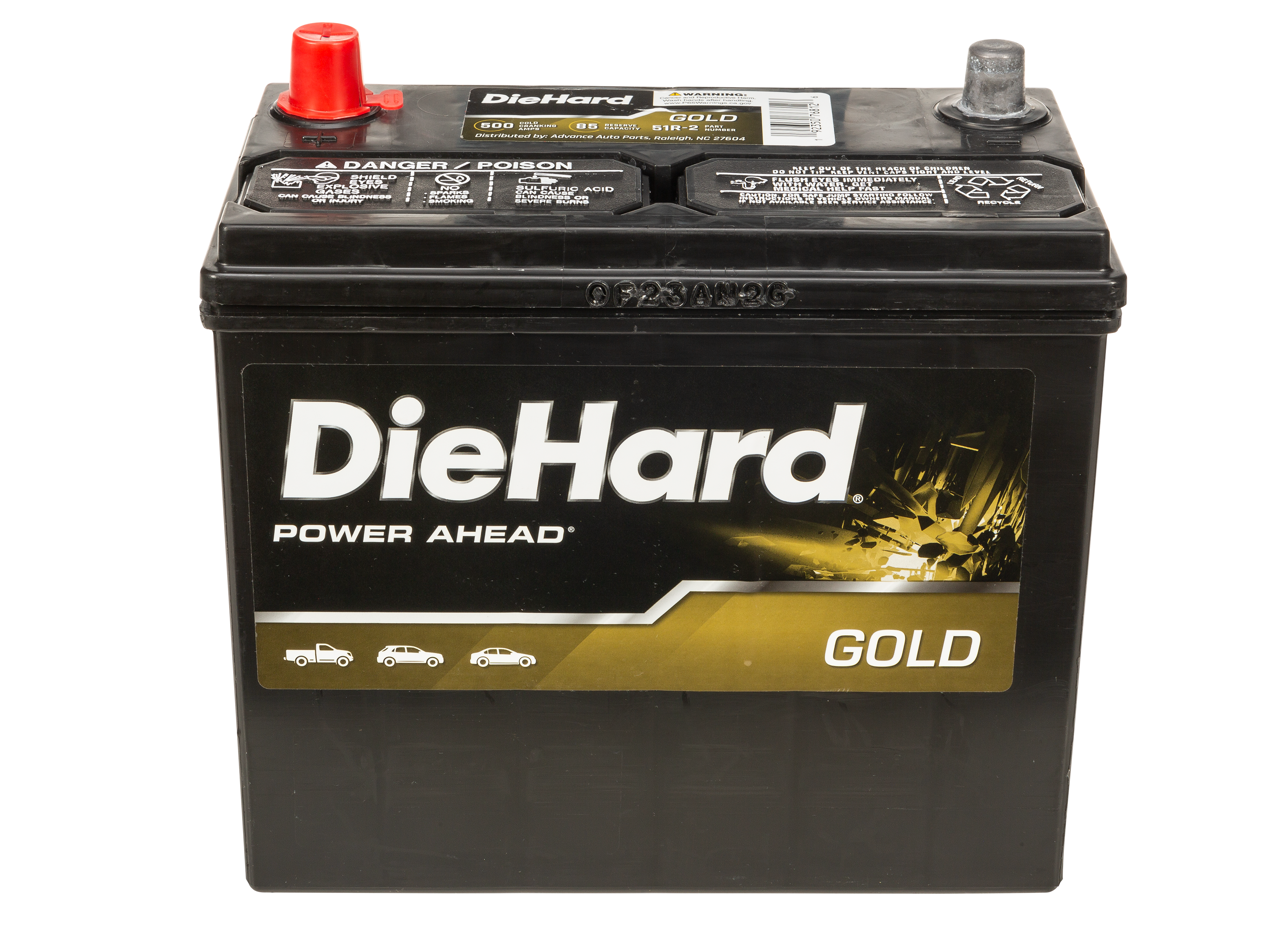 DieHard Advanced Gold AGM 51R battery