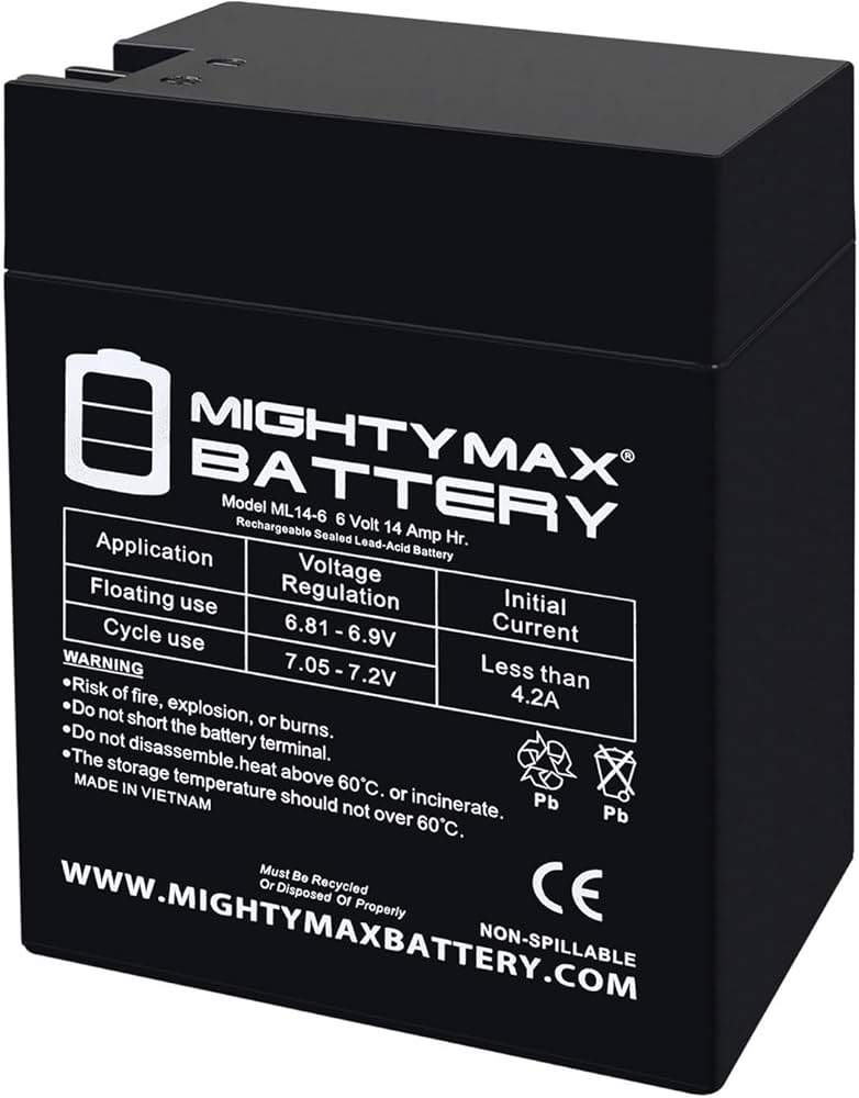 Mighty Max ML14-12 Sealed AGM Battery