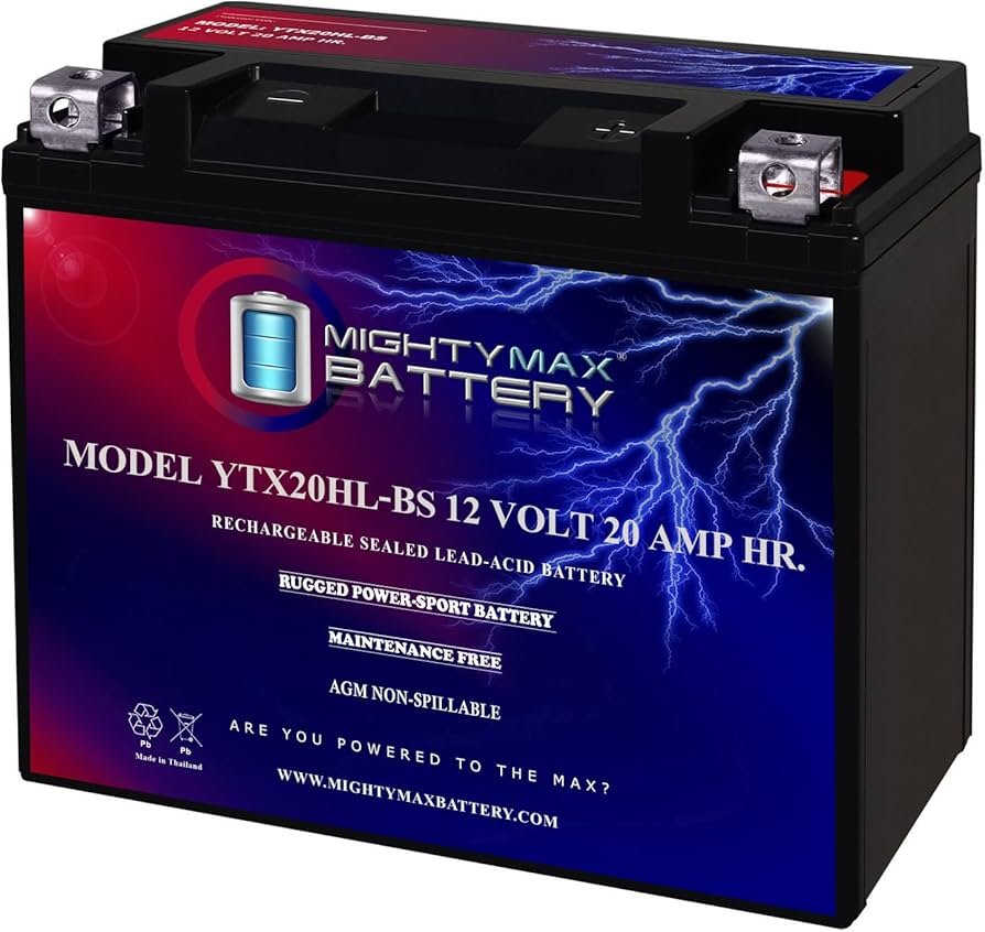 Mighty Max YTX20HL-BS AGM Battery