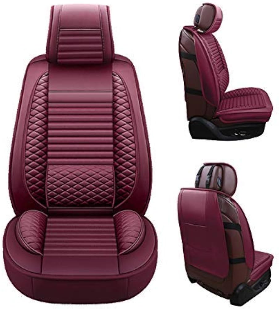 OASIS AUTO Leatherette Seat Covers Full Set for Nissan