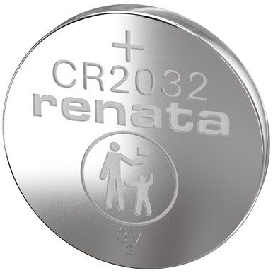 Renata CR2032 Swiss-Made Lithium Coin Cell Battery