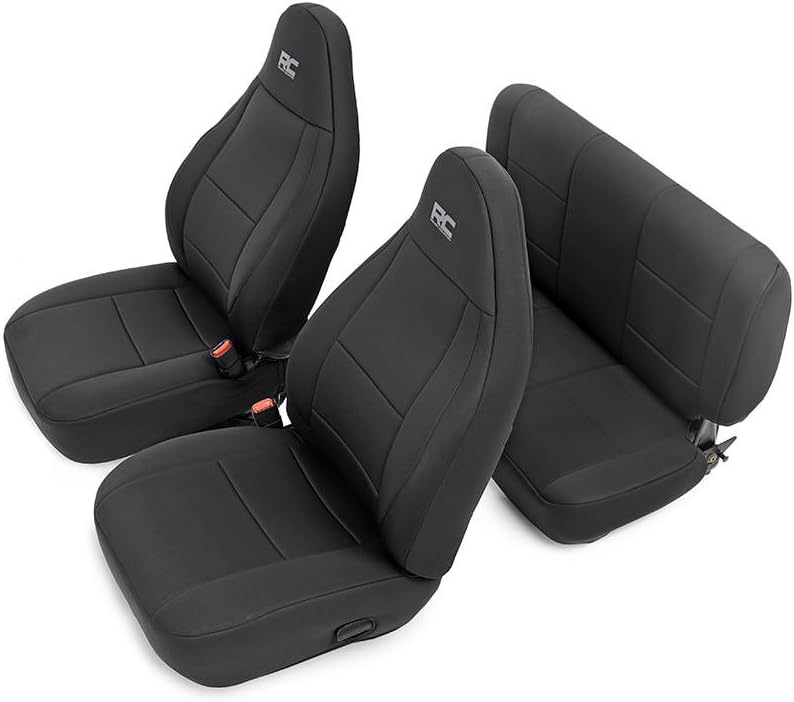Rough Country Neoprene Custom Seat Covers for Nissan Frontier