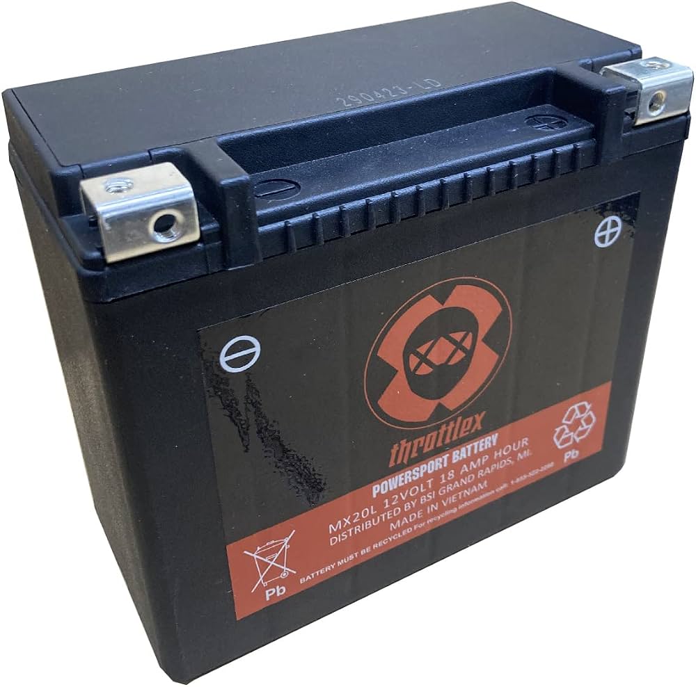 ThrottleX MX20L AGM Motorcycle Battery