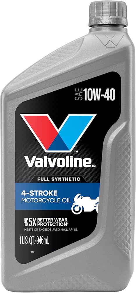 Valvoline 4-Stroke Motorcycle Full Synthetic 10W-40