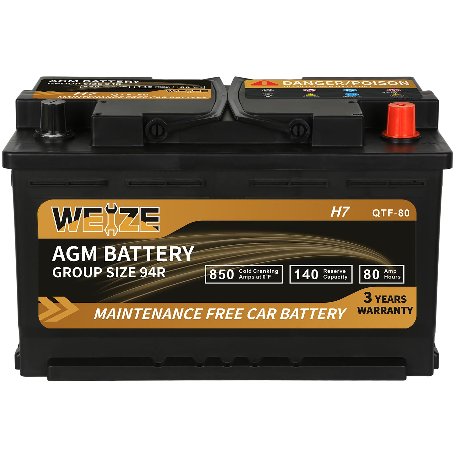 Weize 94R AGM Battery