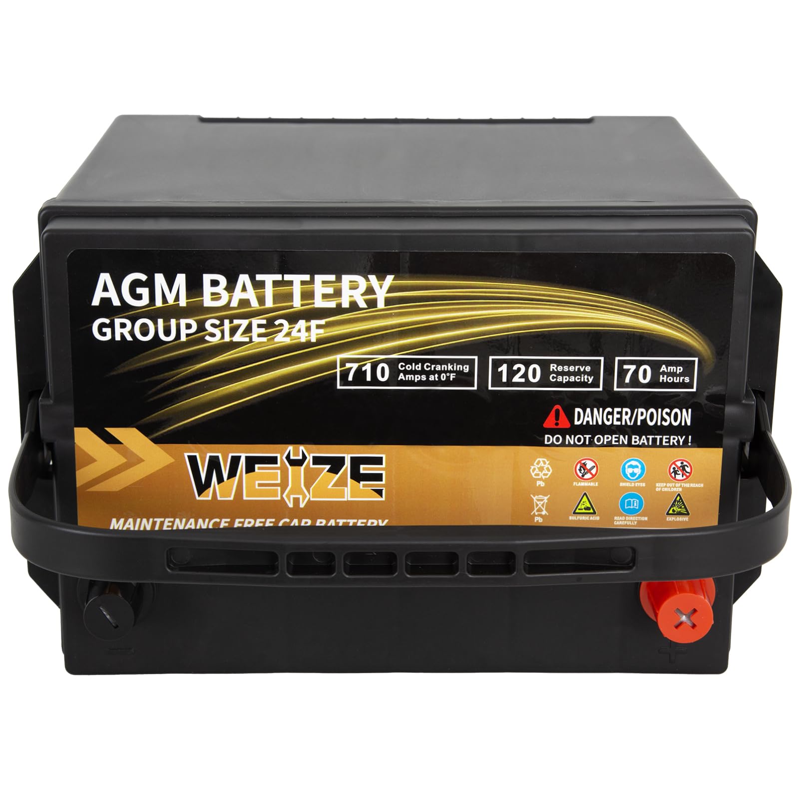 Weize Platinum AGM 24F Battery