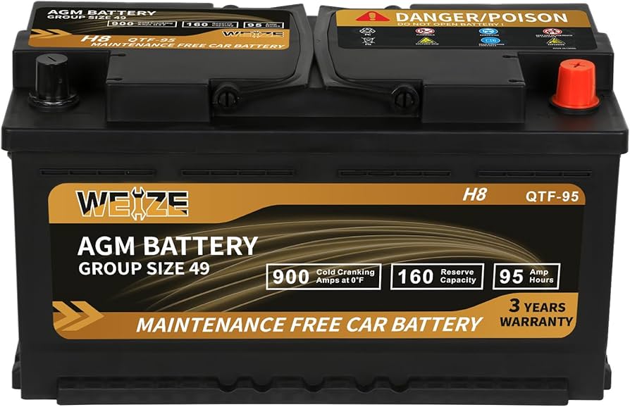 Weize Platinum AGM Battery BCI Group 27F