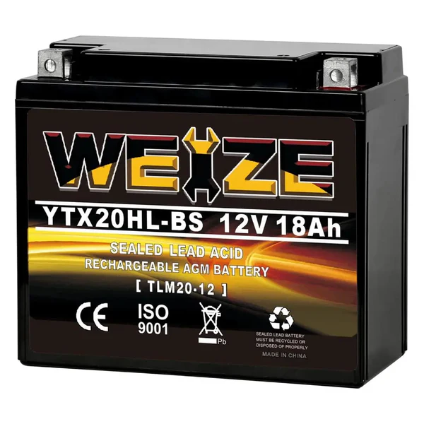 Weize YTX20HL-BS Sealed AGM Battery