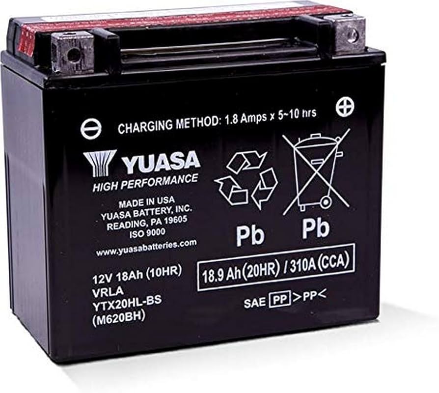 Yuasa YTX20HL-BS Motorcycle Battery