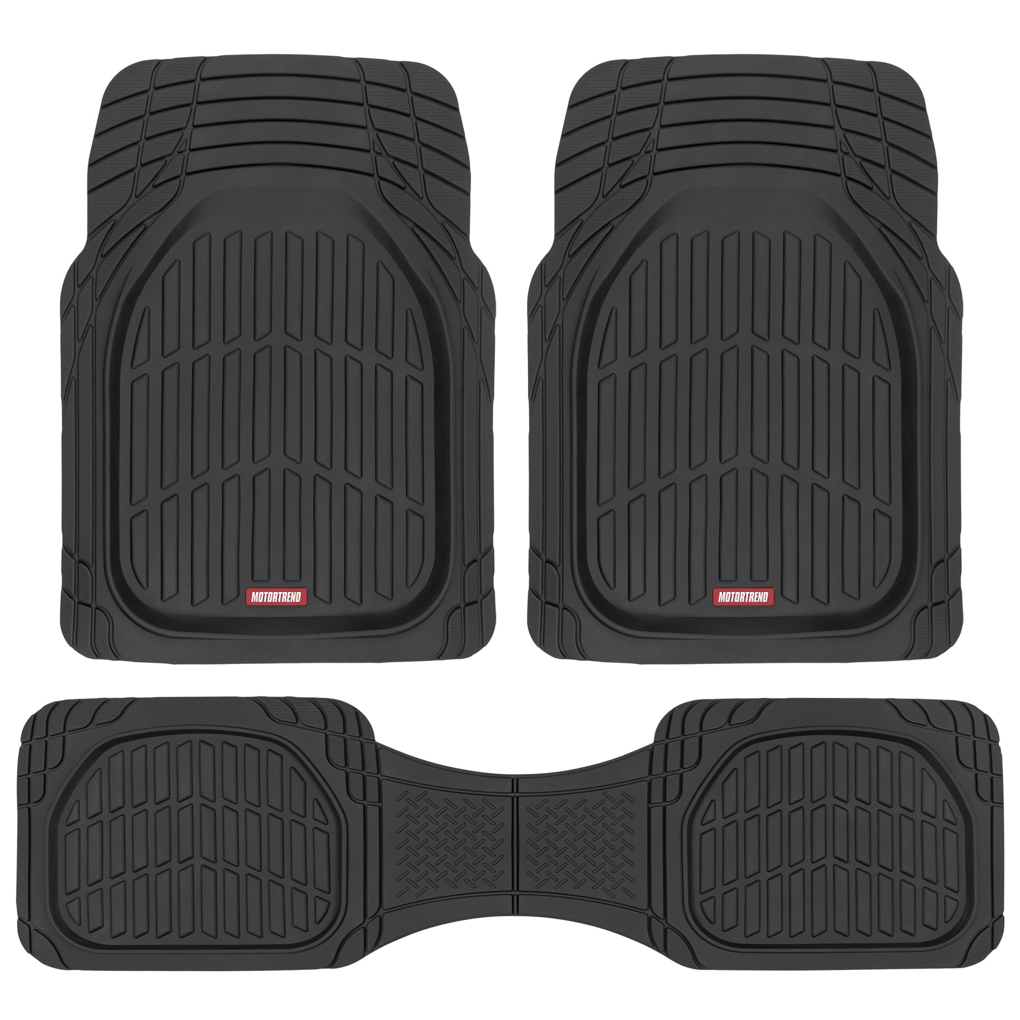 Motor Trend FlexTough Rubber Floor Mats